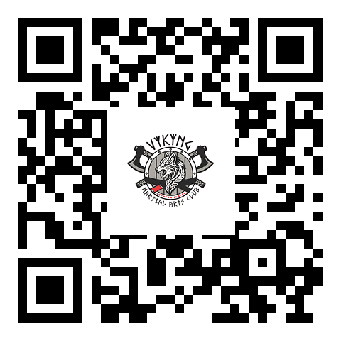 QR code for the Vykyng Martial Arts Club waiver and participation agreement